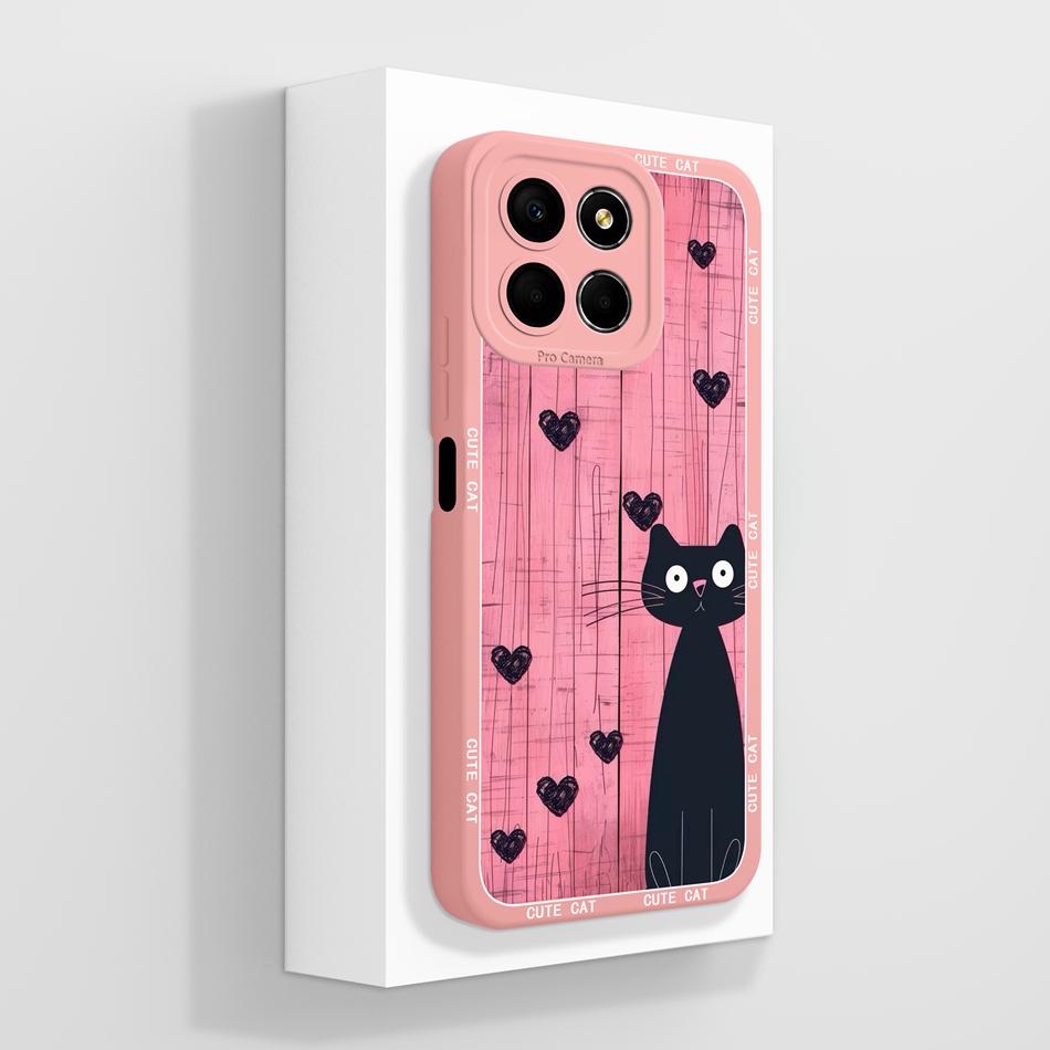 For Honor X8 X8B X8A Case Creative Paiting Cover For HonorX8B Honor X 8 5G Funda Soft Liquid Silicone Anti Drop Phone Back Cover