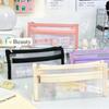 School Supplies Mesh Pen Bag Stationery Solid Color Pencil Bag Gifts Small Fresh Pencil Bag