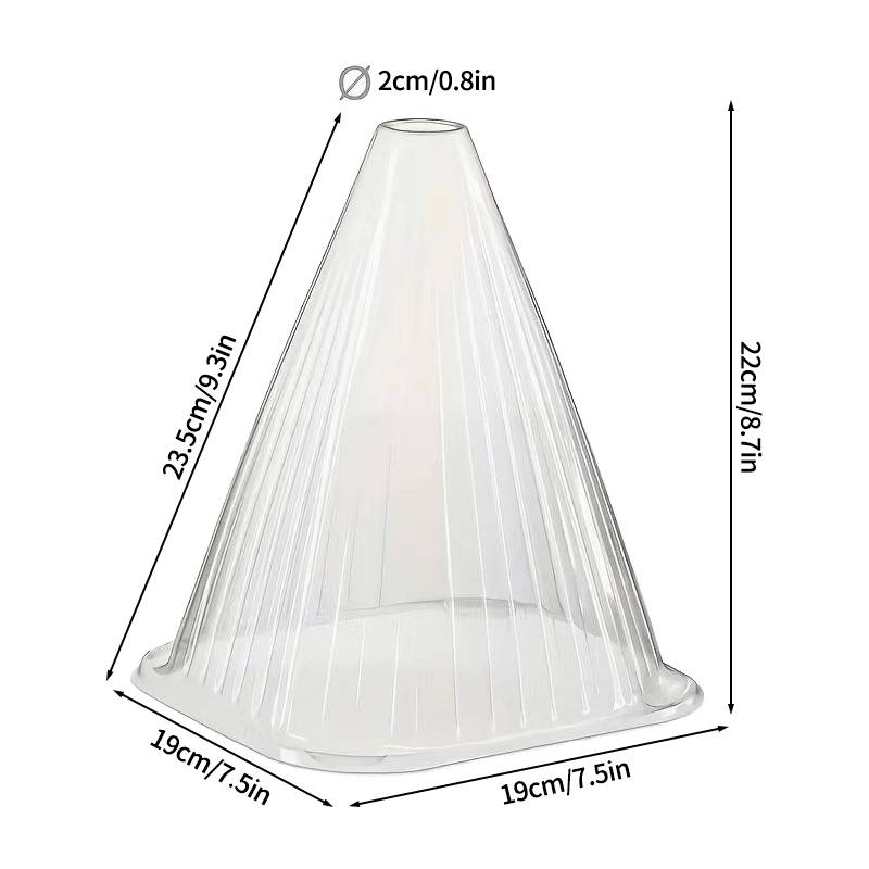 30/20/10Pcs Seedling Protective Cover Garden Cloches For Plants Reusable Plant Bell Cover Protect Plants From Birds Snails Frost