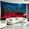 Stranger Series Wall Tapestry Aesthetic Wall Hanging Printed Fabric Blanket Decorative Tapestries for Bedroom Living Room Home Decor