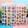 Cute Italian Brainrot Cartoon 3D Stickers Funny Tung Tung Tung Sahur Bubble Decals Waterproof Decoration Sticker Toy