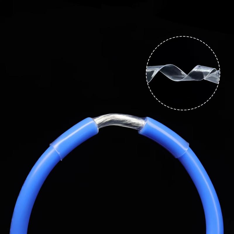 100/300pcs Transparent Heat Shrinkable Tube 2:1 Insulation Cable Sleeves Tubes Flam Retardant Wire Wrap Protection Covers