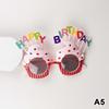 Party Fun Birthday Glasses Photo Props Plastic Decorative for Memorable Occasions