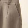 Women's White High-Waisted Wide-Leg Suit Shorts - Summer Petite Loose A-Line Hot Pants