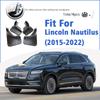 Mudguard For Lincoln Nautilus 2015- Front Rear 4pcs Mudflaps Mudguards Car Accessories Auto Styline Splash Guard Fender