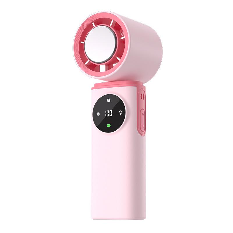 2026 Handheld Fan: High-Speed Cooling, Digital Display, 199 Levels 60x62x181.4mm