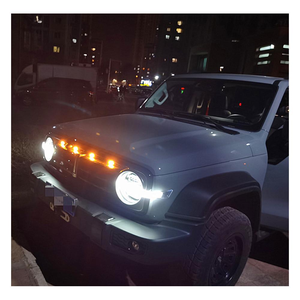 Led Grille Lights Front Grill Lights  Amber LED  Running Lights Universal