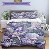 3pcs Duvet Cover Set (1*Duvet Cover + 2*Pillowcase, Without Core), Robin (Honkai Star Rail) Print Bedding Set, Bedroom Decor, All‑Season, Birthday Gif