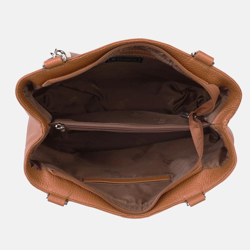 Enrica - Honey Leather Handbag