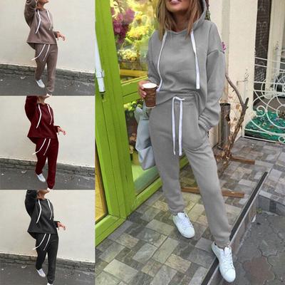 track pants and hoodies
