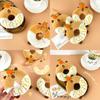 Cute Capybara Plush Toy Sweet Donut Design With Pp Cotton Filling For Teens Room Decor