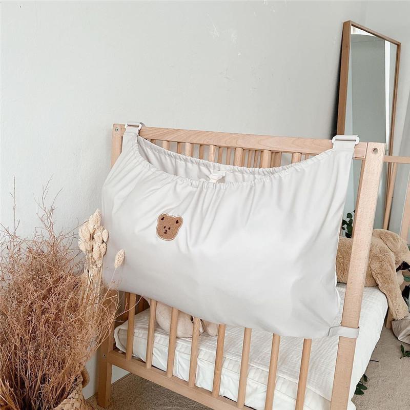 1pc 70x40cm Inspirational Baby Stroller Storage Pouch Outing Bottle and Diaper Storage Bag Children's Car Storage Hanging Bag
