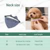 Dog Scarf Striped Simple Comfortable Breathable Adjustable No Neck Tightening Small Sized Dogs Dirt Resistant Neckerchief