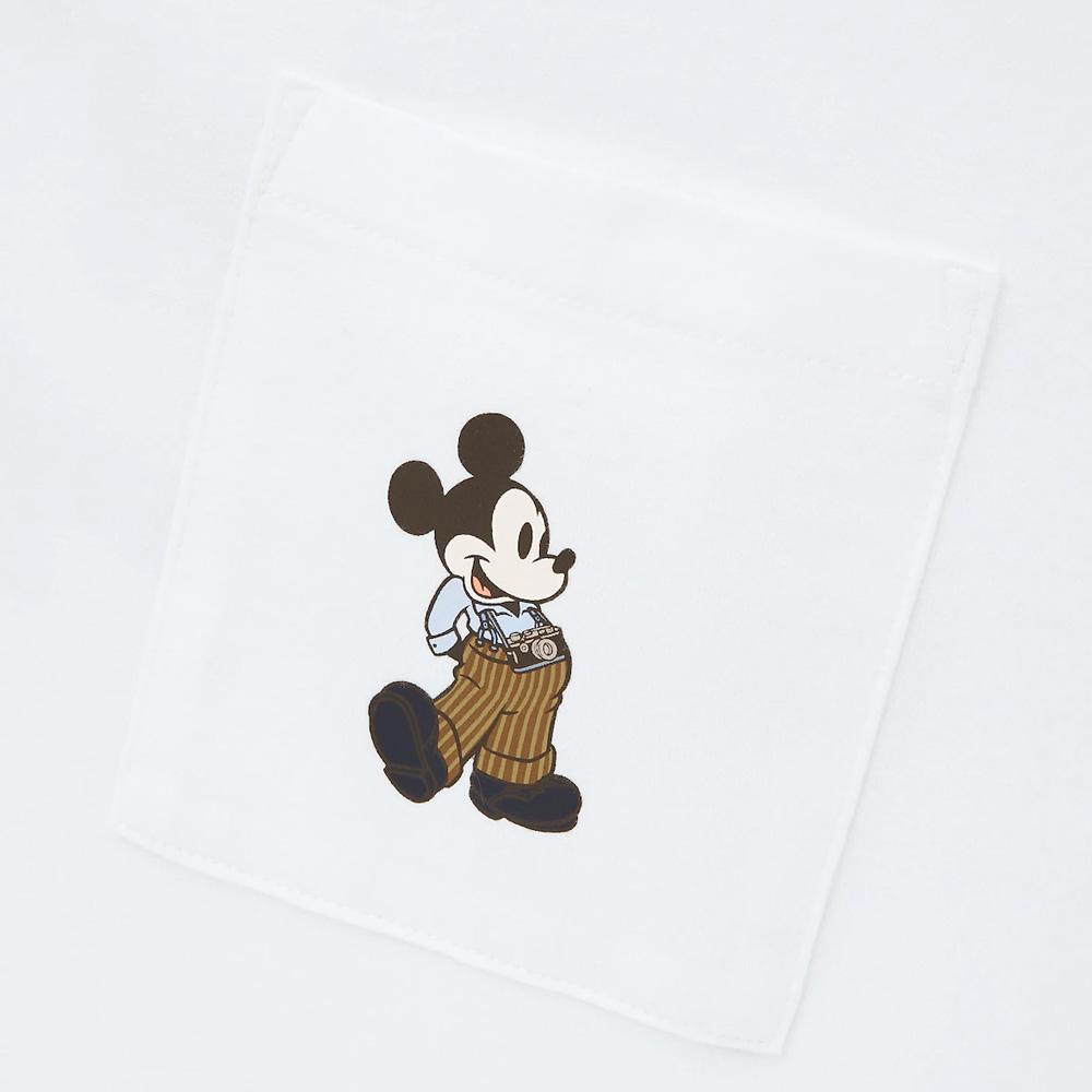 UNIQLO Disney Series Round Neck Pullover Short Sleeve T-Shirt Unisex Tops White 436853-00