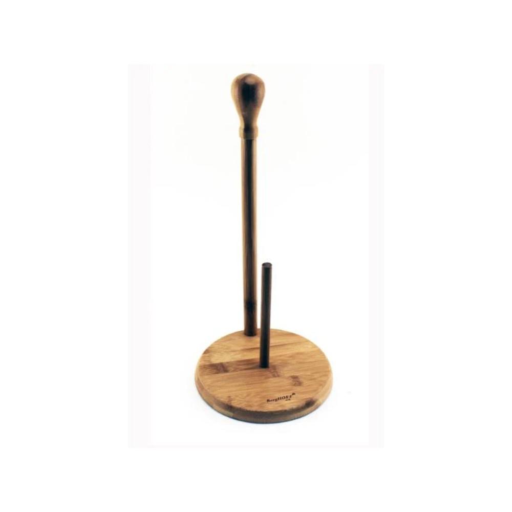 

Bamboo Paper Towel Holder with Towel-Guard Storage Kitchen Organizer Modern Home Essential Kitchen Accessory Decorative Holder United States