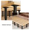 2Pcs Adjustable Bed Frame Center Support Legs Height Replacement Parts Strong Bed Support Legs for Furniture