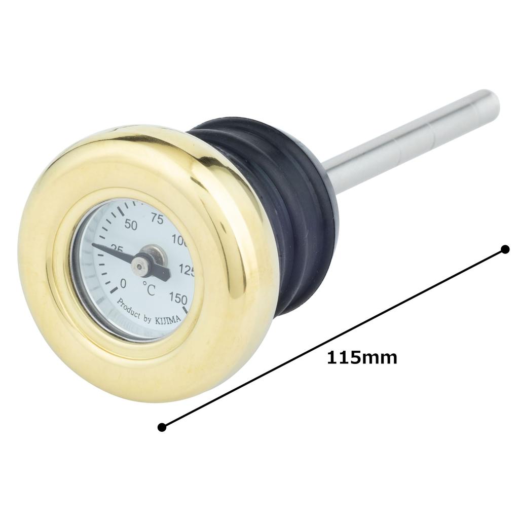 Kijima Motorcycle Parts Dipstick Oil Temperature Gauge for Honda Softail (84-99Y) XL (93-03Y) HD-04121