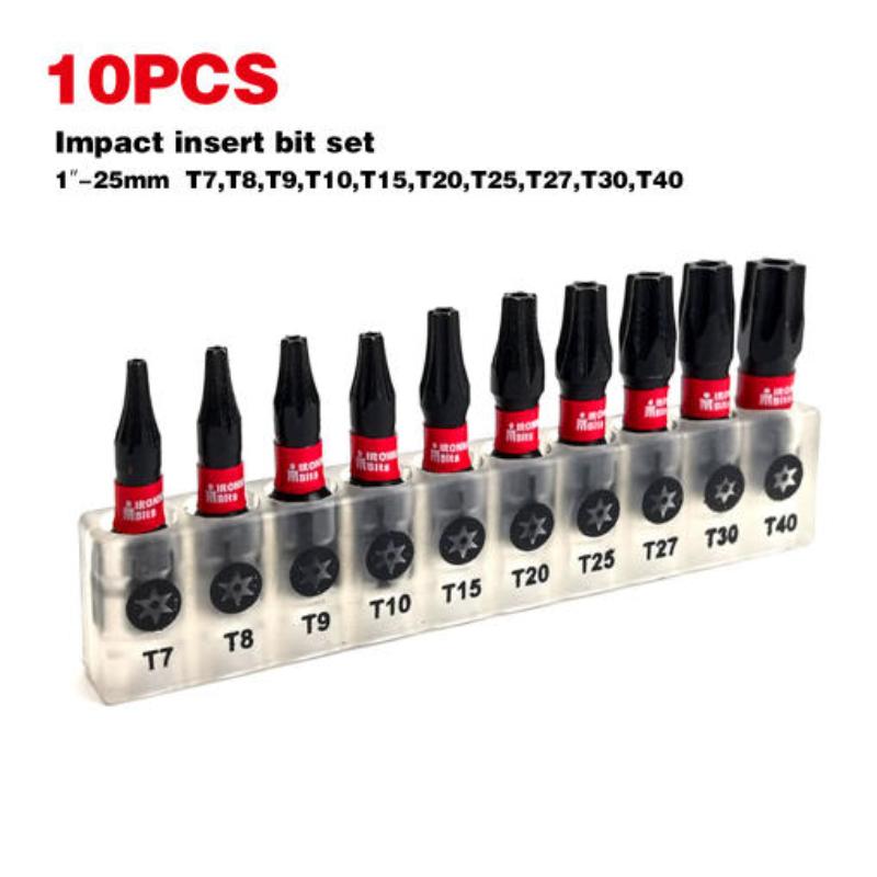 25mm 1/4in Hex Shank Driver Bit For DIY Home Projects Or Work Sites 10/12/48Pcs Alloy Steel Magnetic Kit Hex Screwdriver Bit Set