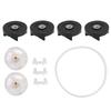 Accesorios de 6 piezas de repuesto de engranaje base y engranaje de cuchilla para licuadora Magic Bulle(Grupo 2)250W