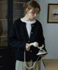 OPENDOORSTUDIO Gold Button Boucle Cardigan Black