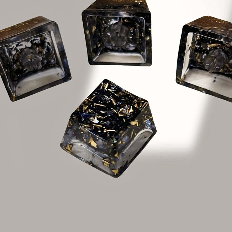 OEM Height Resin Keycap Featuring Color Foil Backlight for Mechanical Keyboards for Gamers and Collectors