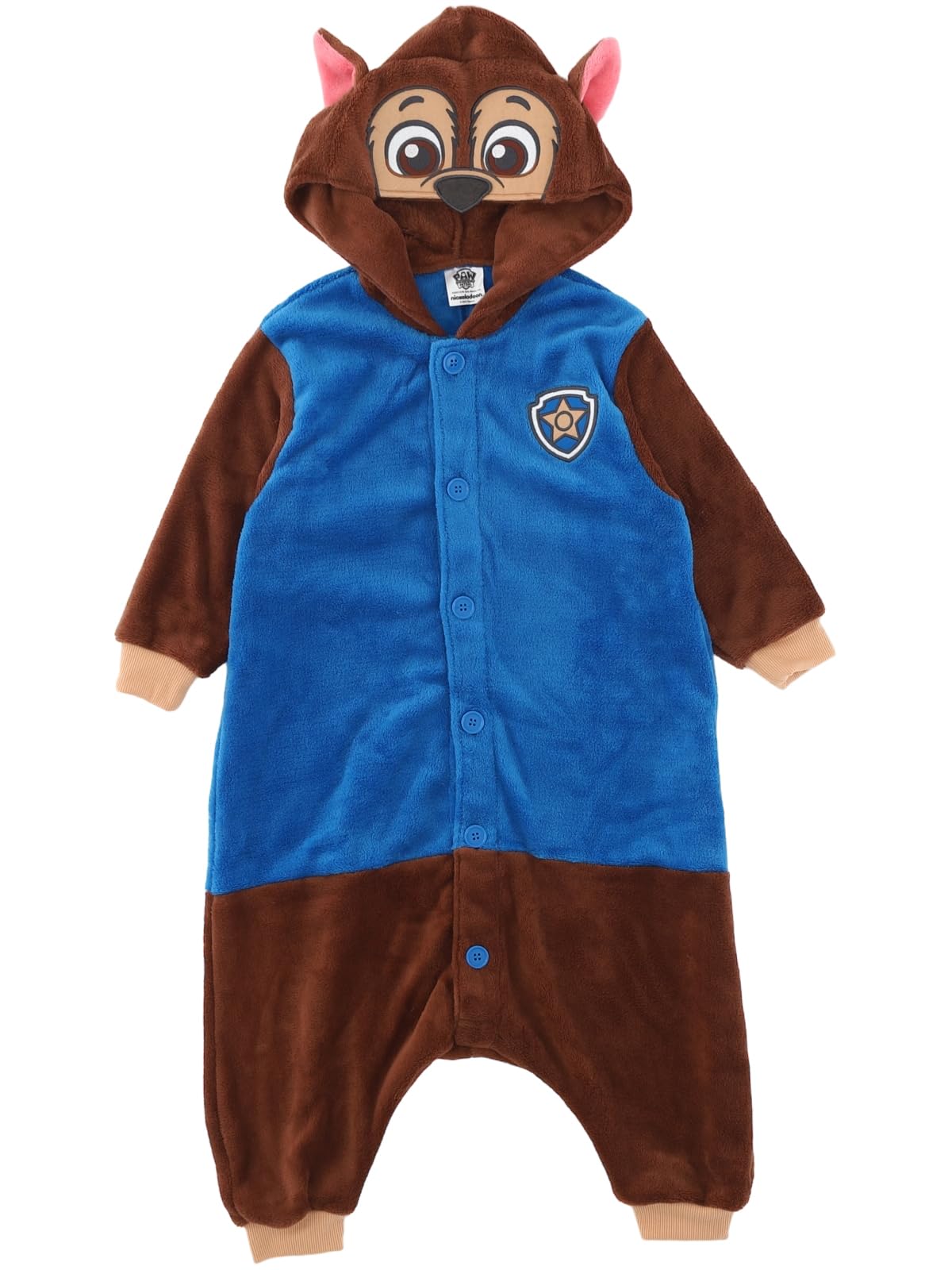 

Kai-Tak Family Кигуруми Зимний костюм Щенячий патруль для детей, для девочек и мальчиков, 110 см и 130 см, розовый, красный и синий (130см, Синий (гнаться))