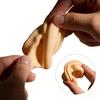 Realistic 3D Silicone Ear Model 1:1 Human Size Ear for Ear Piercing Practice Tattoo Training Display Props Tattoo Tools