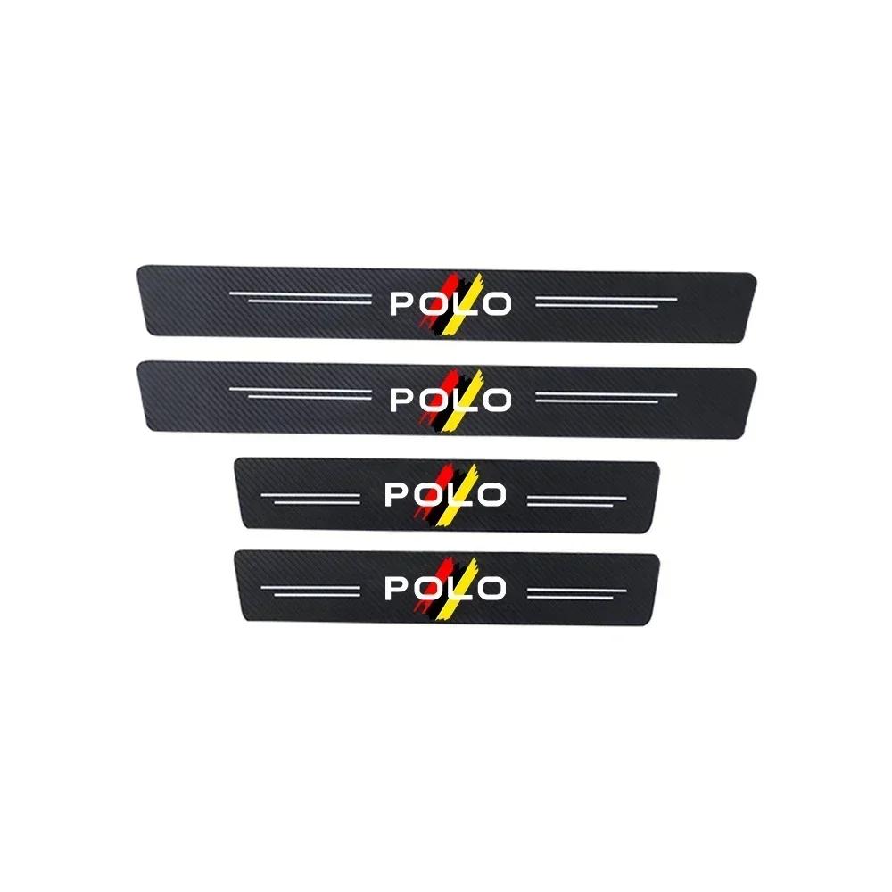 HAT1 Car Sticker Threshold Anti-collision Strip, for Volkswagen VW POLO Anti Scratching, Trunk Bumper Protect Film Accessories