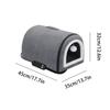 Covered Cat Bed Dog Bed With Roof Temp Adjustment Semi-Enclosed Removable Warm Nest For Medium Breed Kitten Puppy All Season
