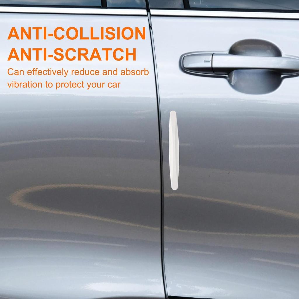 HARFINGTON 8pcs Car Door Edge Guards Protectors Anti-Collision Side Door Edge Protector Trim Strip Anti-Scratch Universal Vehicle Exterior