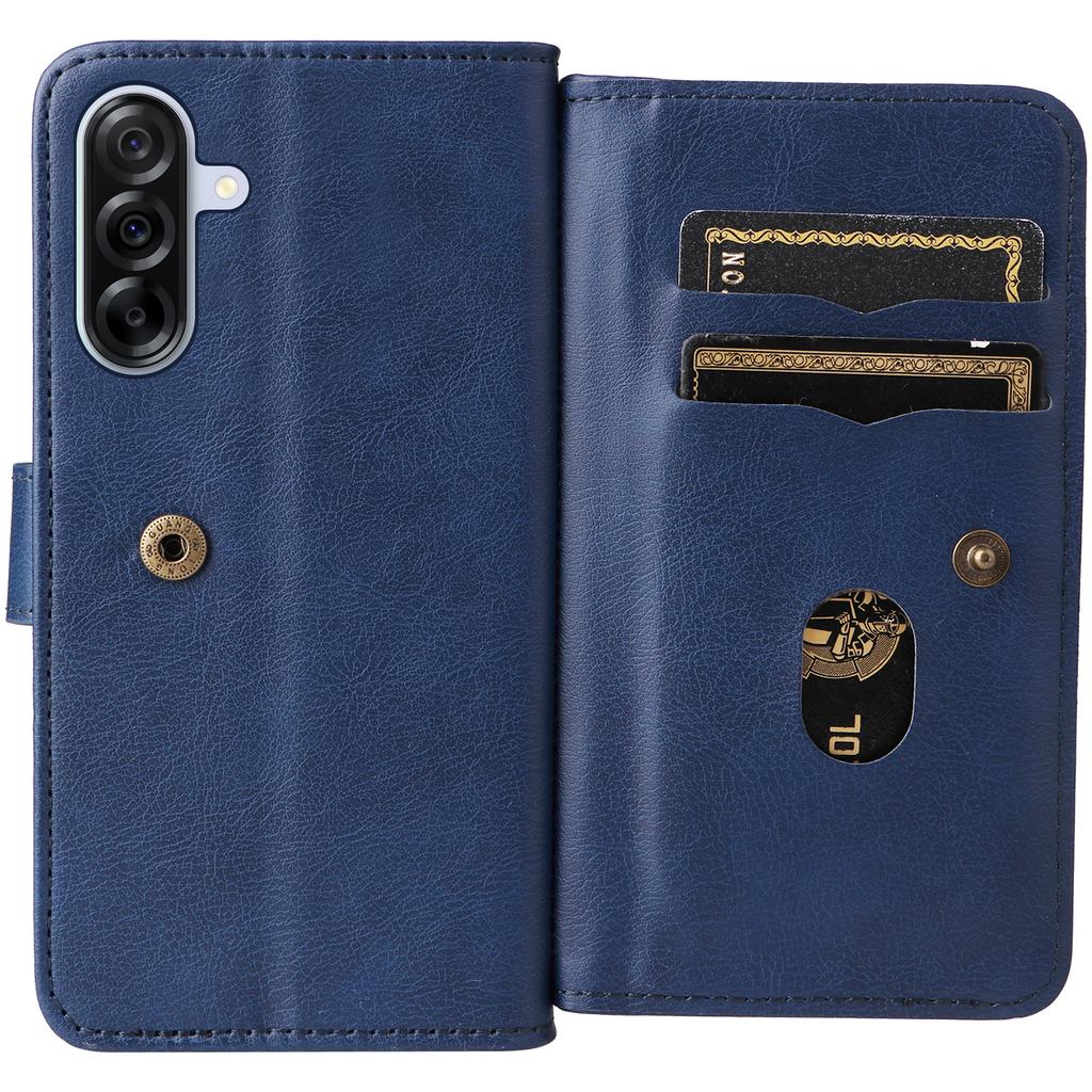 For Samsung Galaxy A36 5G Leather Case with 10 Card Holder Phone Cover Stand