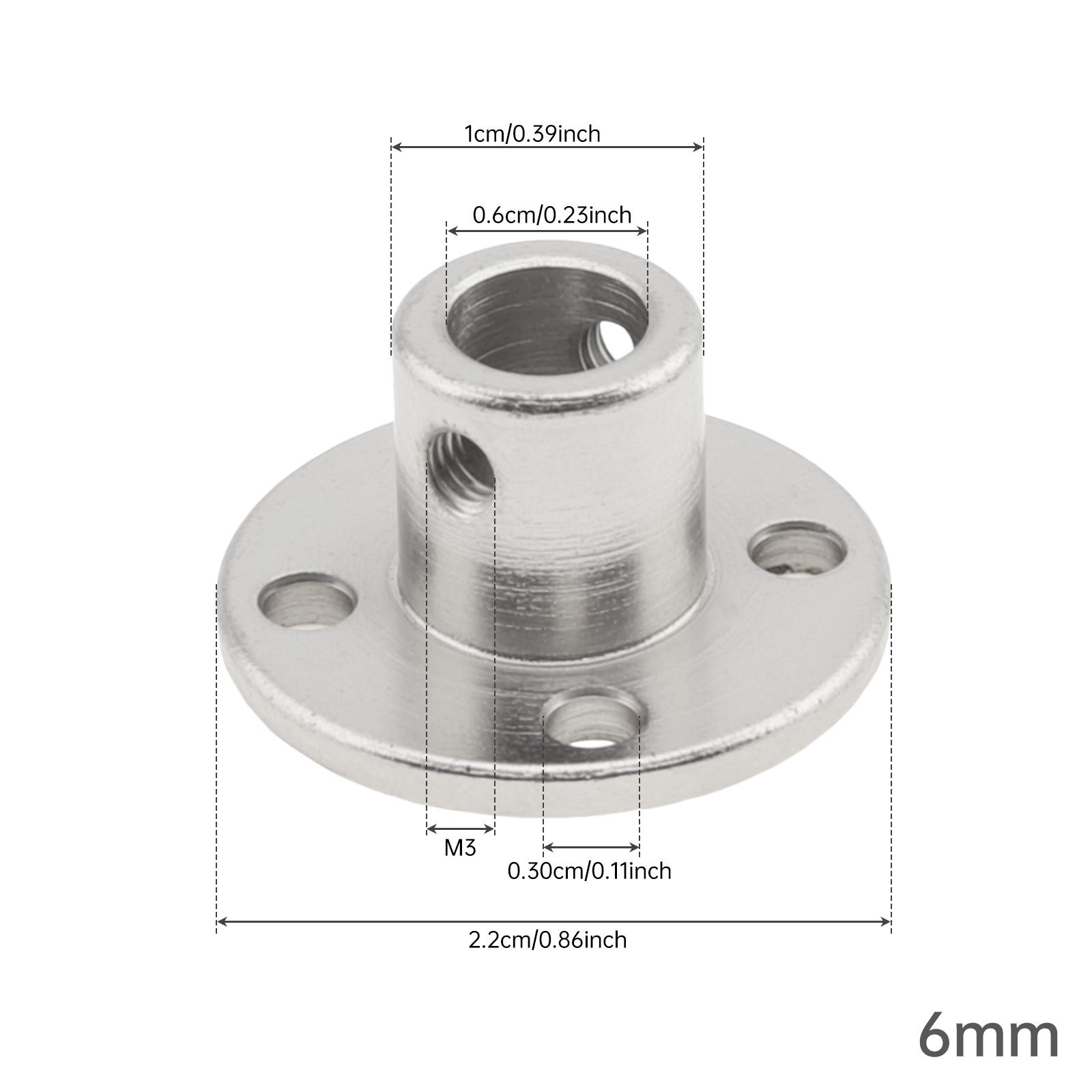 

Железная муфта вала мотора Guide с жестким фланцем и винтами для самодельных RC-моторов 6mm