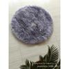 80cm White Christmas Tree Skirt: Plush Wool Holiday Decoration