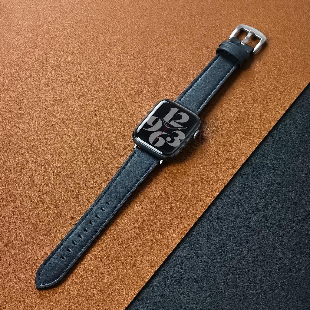 Compatibility: Apple Watch Ultra, Series 10/9/8/7/6, Ultra-Fiber Leather Strap