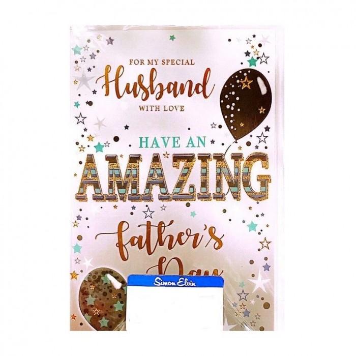 Simon Elvin Dla mojego wyjątkowego męża mam niesamowitą kartkę z życzeniami na Dzień Ojca (Paczka 6)