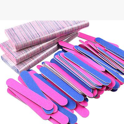 100Pcs Mini Nail File Nail Buffers Diy Manicure Pedicure Scrub Nail Arts Tools