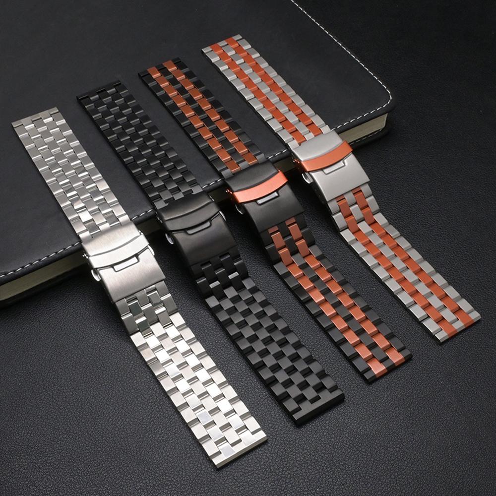 22mm Metal Band For Huawei Watch GT5 Pro 46mm 4 4Pro Stainless Steel Straps For Samsung Galaxy Gear S3 Amazfit Balance GTR 4 3 2
