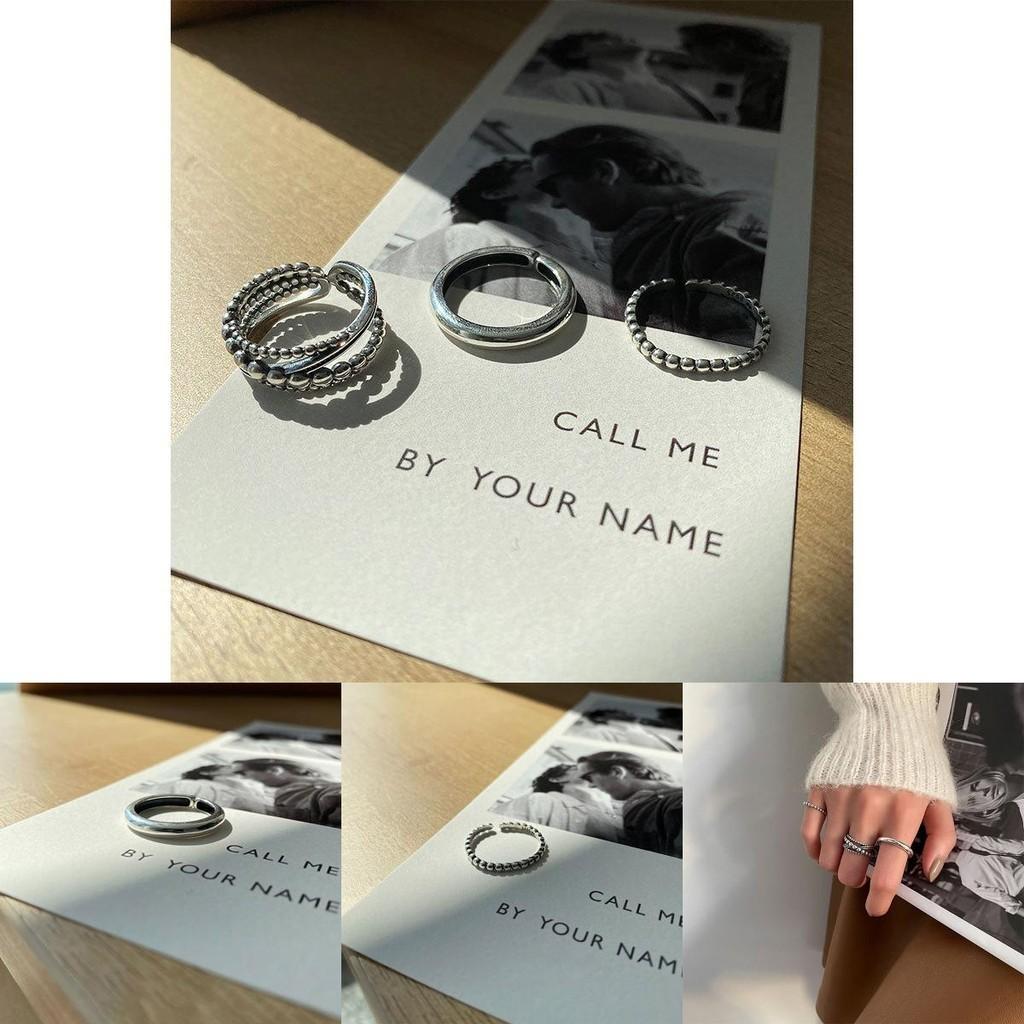 925 Sterling Silver Ring For Women Vintage Geometric Design Adjustable Fashionable Jewelry