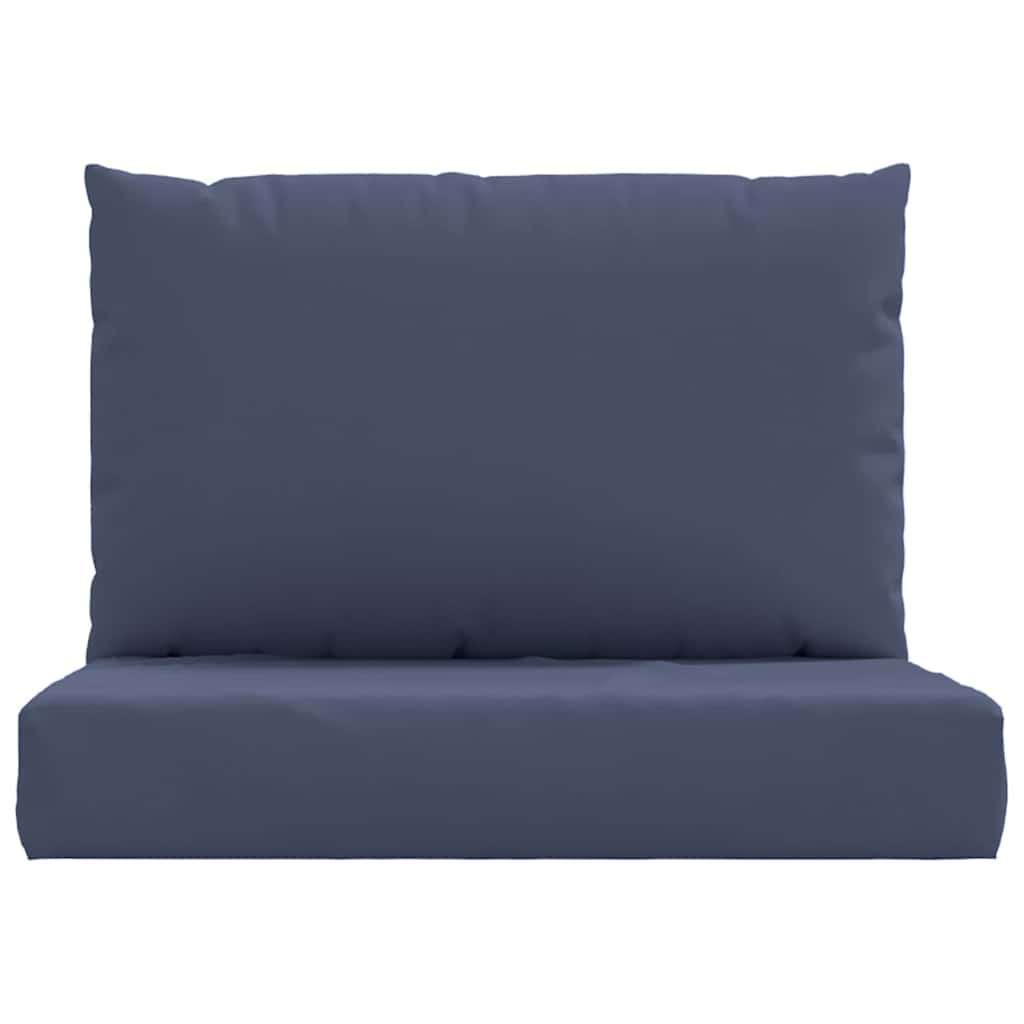 2 Piece Pallet Cushion Set Navy Blue Fabric