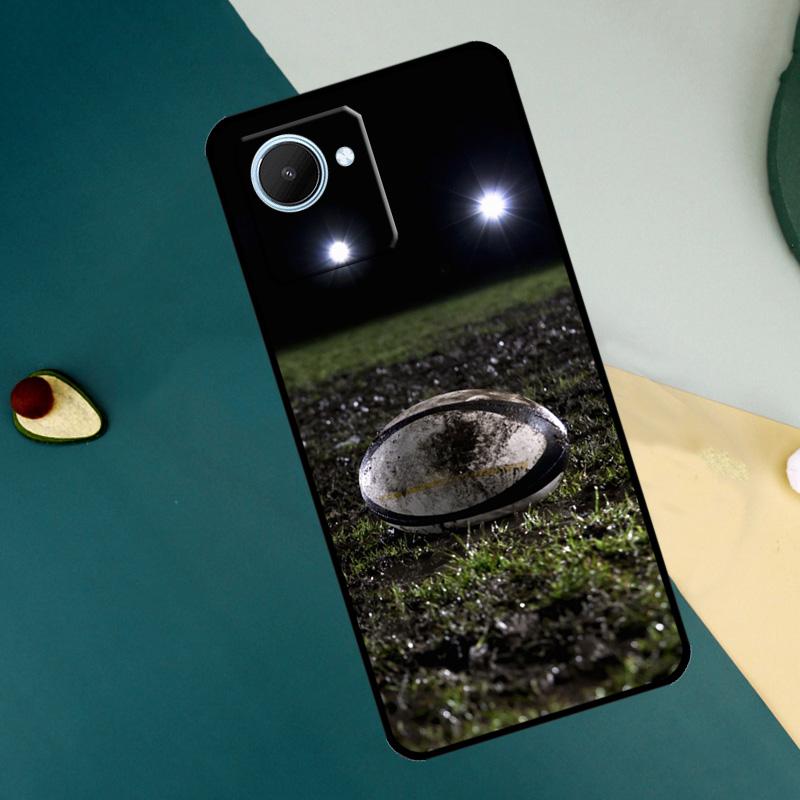 Rugby Ball Kit Team For Realme GT7 Pro GT6 C67 C65 C63 C61 C55 C53 C51 C35 C71 C75 11 12 13 14 15 Pro Plus Case