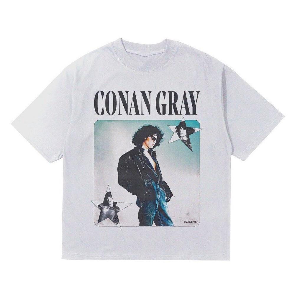 Футболка Conan Gray FOUND HEAVEN TOUR Хлопок Унисекс Все Размеры S-5XL CO302 Унисекс Футболка S