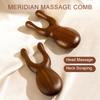 Multifunctional Massage Comb Eye Facial Disc Comb Five Teeth Scalp Massage Comb Sandalwood Meridian Comb
