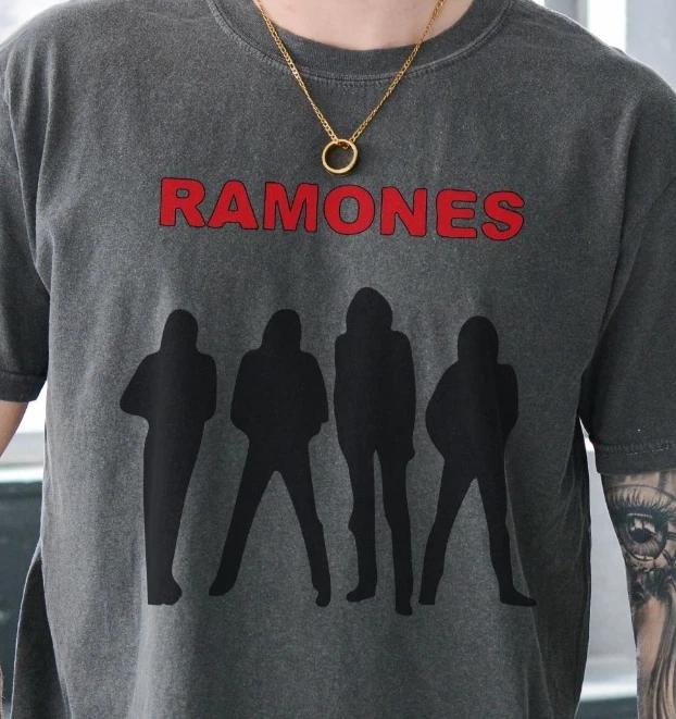 Ramones T-Shirt Punk Rock Band Premium Vintage Black Comfort Colors Tee M