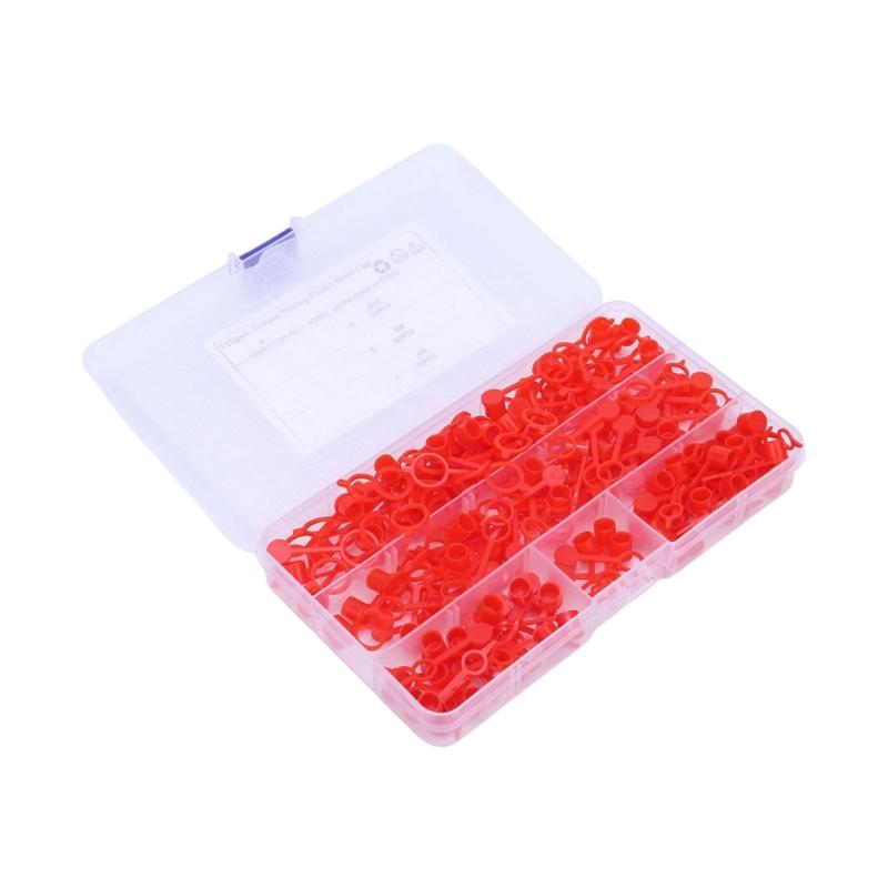Tethered Grease Zerk Fitting Dust Covers, Plastic Fitting Covers with Attached Retainers That Remain At the Fitting During Routine Service Tasks