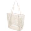 Women's Foldable Mesh Beach Bag - Versatile Shoulder Bag for Shopping and Travel