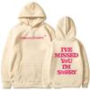 Independent Station Large Size Male Female Alphabet Street Hooded