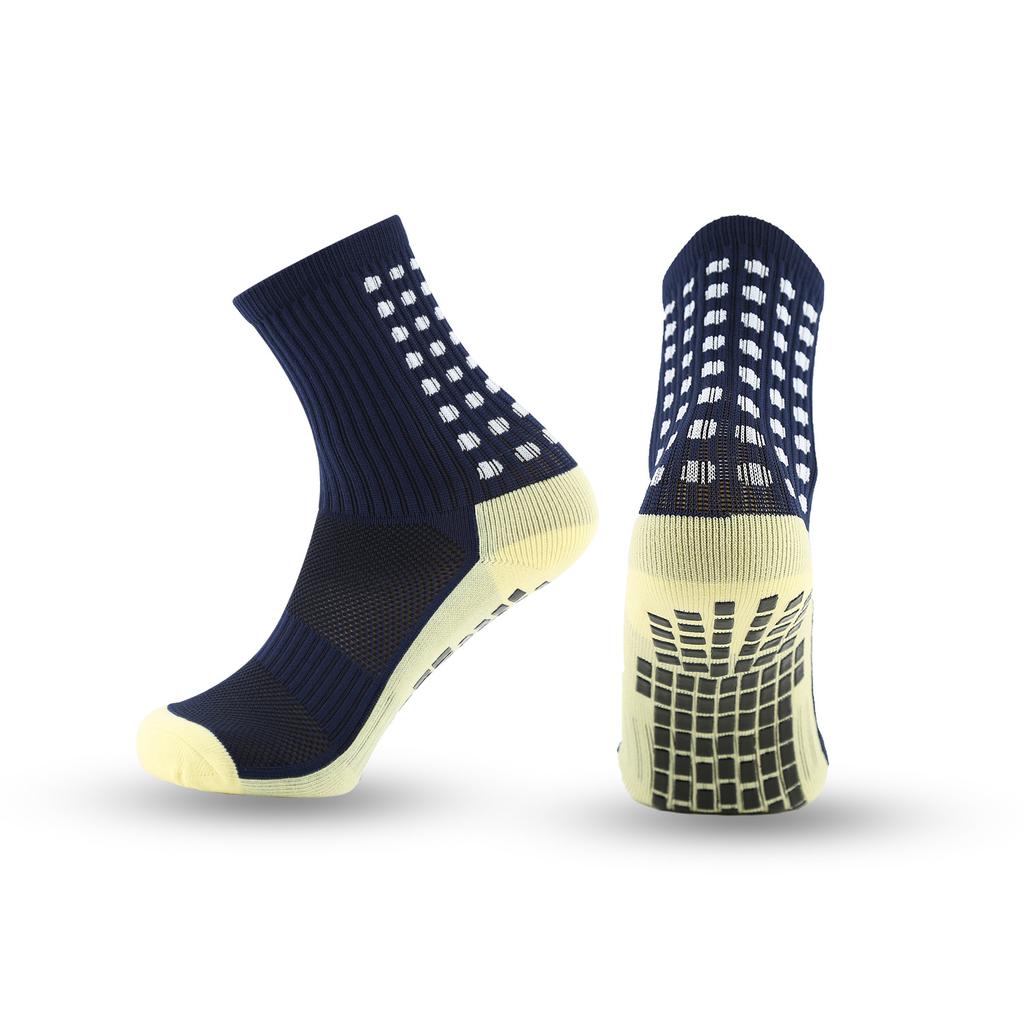 Professional Sports Football Socks, Sole Dispensing Non-Slip Socks, Towel Bottom Thickened Buffer, Men'S And Women'S Medium Tube Socks