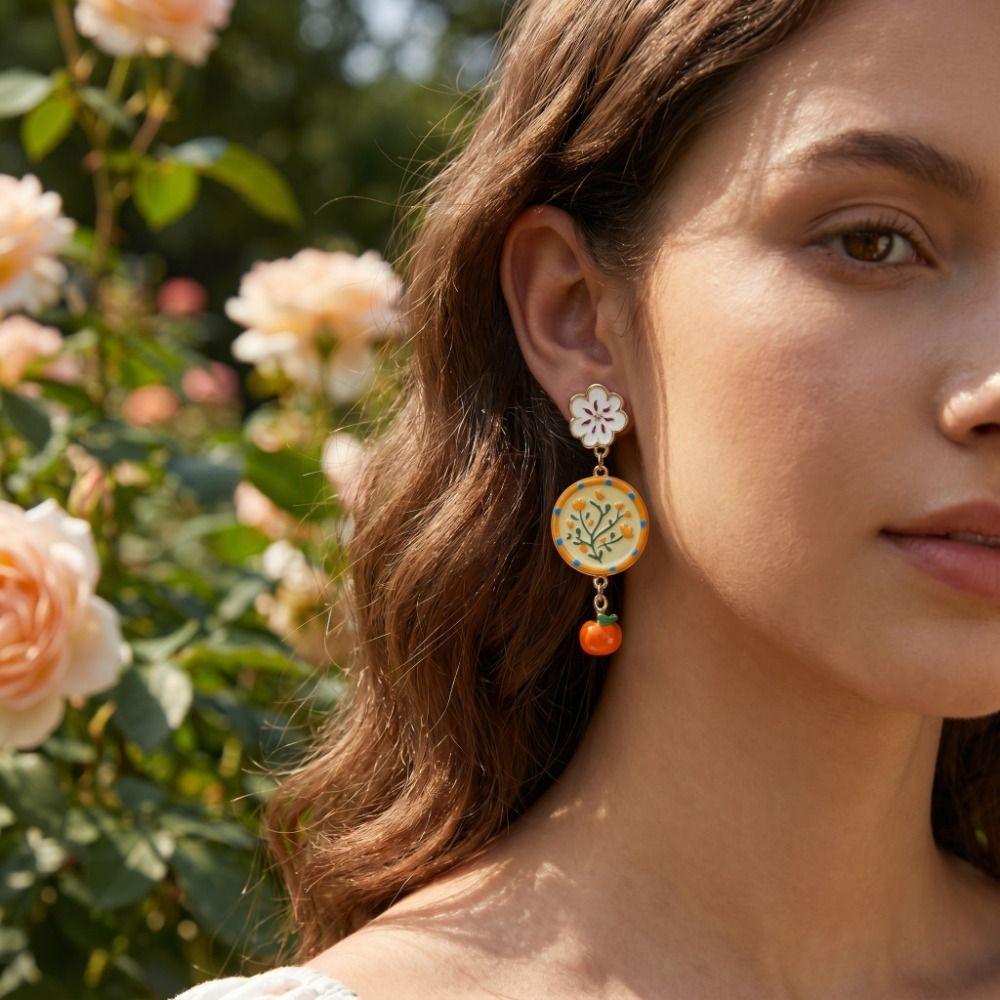 Creative Metal Geometric Stud Earrings Charm Bohemian Dangle Earring  Gift