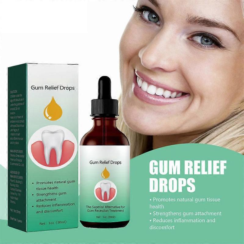 DentiZen Gum Regrowth Drops 3-Pack, 30ml for Gum Damage Repair & Gingival Ability Restoration, Gum Therapy Treatment
