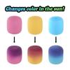 Needoh Mello Mallo Squishy Ball Marshmallow UV Reactive Sun Color Changing Toy Squeeze Dough Filled Fidget Anxiety Relief Toy